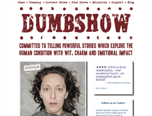 Tablet Screenshot of dumbshow.org